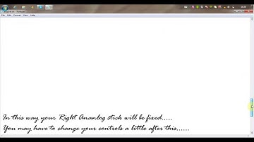 How To Fix Right Analog Stick In FIFA 13/14/15/16 without any third party application or file.