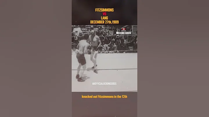 Triple Crown Champ Bob Fitzsimmons Knocked Out Thi...