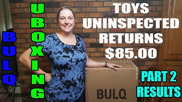 BULQ.COM Unboxing Uninspected Returns $85.00 Part 2 Results Online Reselling Amazon FBA