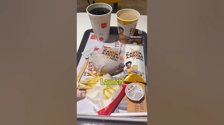 Kartik Aryan Meal🍟@McDonaldsIndiaOfficial 179/- me 4 items🍔 #mcdonalds #mcpuff #fries #imlovinit
