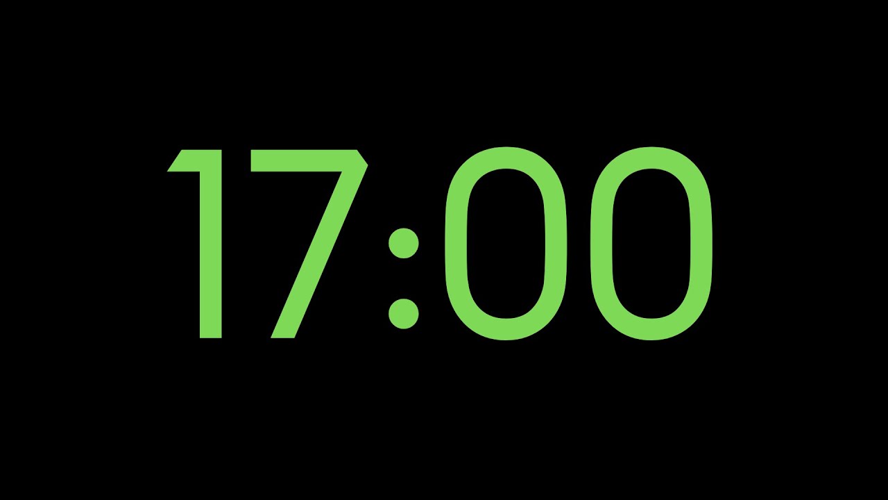 17 Minute Countdown Timer ⏳ | 17-Min Timer with Alarm & Beep Sound ...