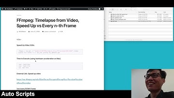 FFmpeg Tutorial - FFmpeg Timelapse from Video, Speed Up vs Every n th Frame