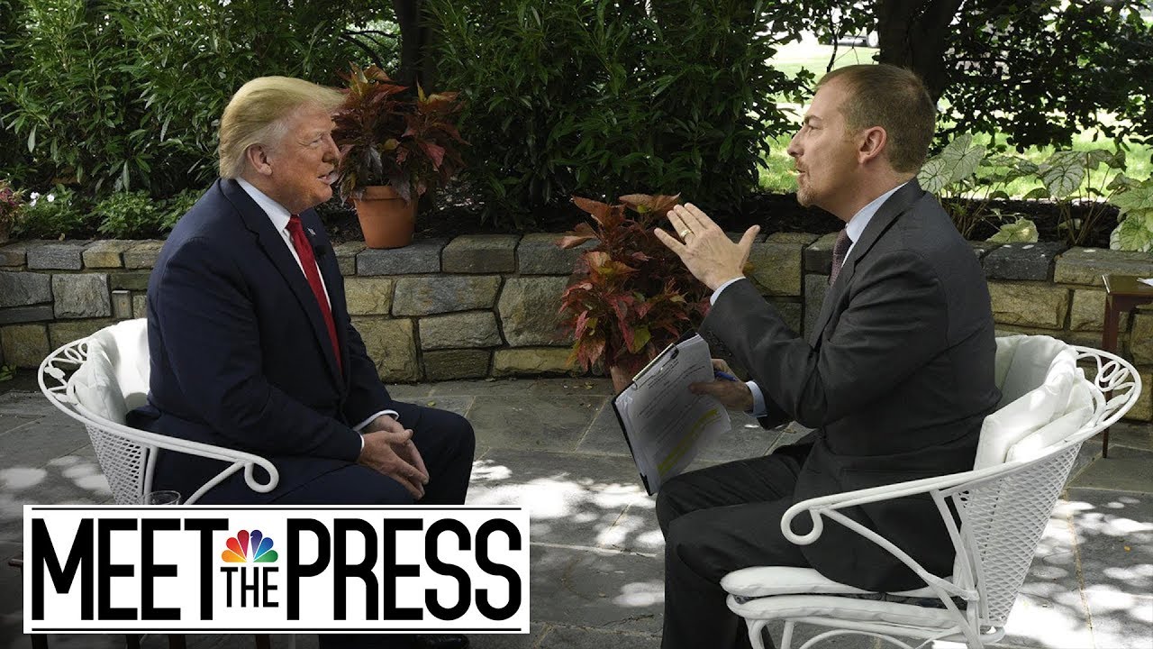 President Trump'S Full, Unedited Interview With Meet The Press  | Nbc News