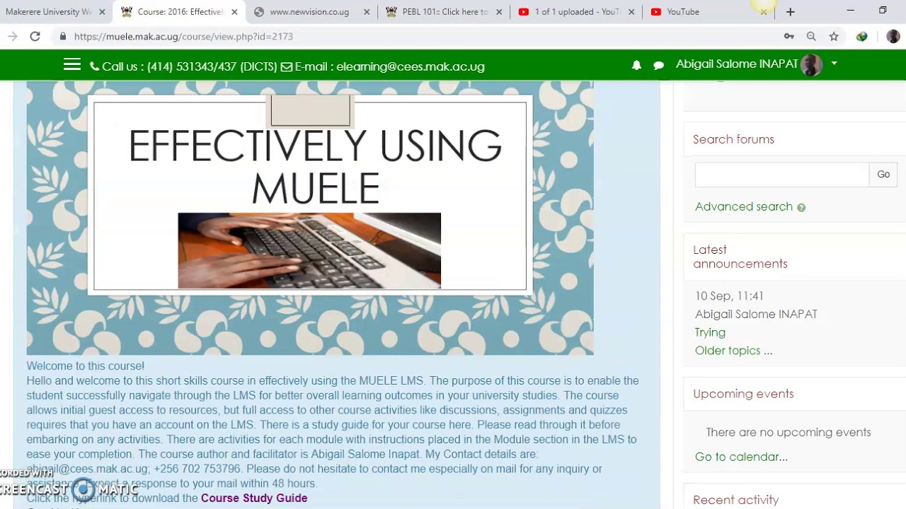 MUELE (Students) How to enroll into a Course - YouTube
