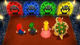 Mario Party 9 Minigames - Mario Vs Yoshi Vs Peach Vs Luigi (Master Difficulty)