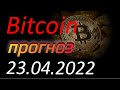 Криптовалюта. Биткоин (Bitcoin) 23.04.2022. Bitcoin анализ. Прогноз движения цены. Курс Биткоина.