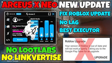 ROBLOX ARCEUS X NEO 1.9.2 - Arceus X Neo New Update | Fluxus Executor & Delta | Arceus X Atualizado