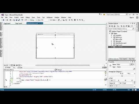C# WPF and GUI - Pages and Navigation