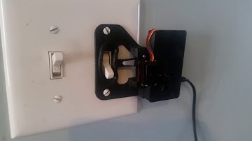 3d printed Alexa controlled light switch