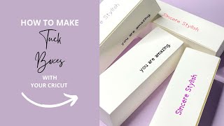 "The Simplest Way To Make A Tuck Box In Cricut Design Space" | Easy Step-By-Step