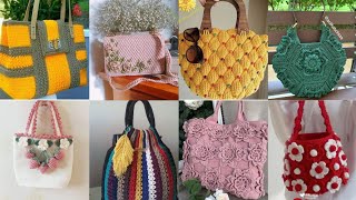 Gorgeous crochet bags collections / 2023 fashion bag and purse