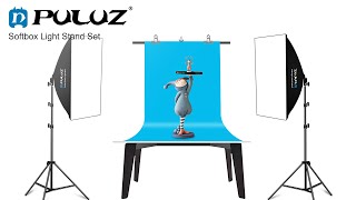 PULUZ 50x70cm Studio Softbox + 2m Tripod Mount + E27 30W 5700K White Light LED Bulb Photography Kit