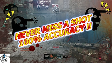*NEW* COD WW2 - HOW TO HAVE PERFECT AIM !  -  NEVER MISS /100% ACCURACY!  HOW TO STAY ALIVE LONGER !