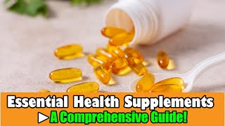 Essential Health Supplements: A Comprehensive Guide #health #healthyfood #supplements #healthy