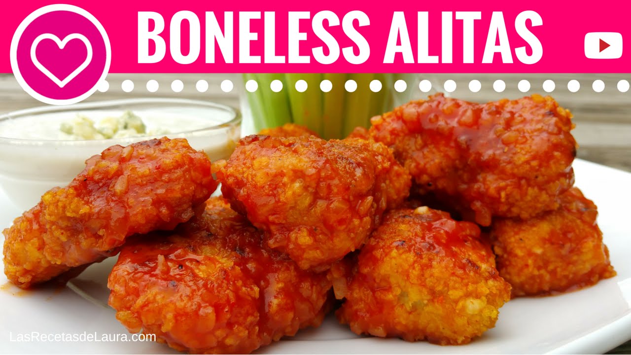 ALITAS BUFFALO ¡ SIN GRASA ! | RECETA BONELESS DE POLLO