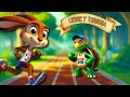 CUENTO de la LIEBRE y la TORTUGA - FÁBULA INFANTIL en ESPAÑOL #fabulas #cuentos