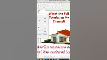 "Learn to render in Revit! Watch the full tutorial on my channel. #Shorts #Revit #Rendering"