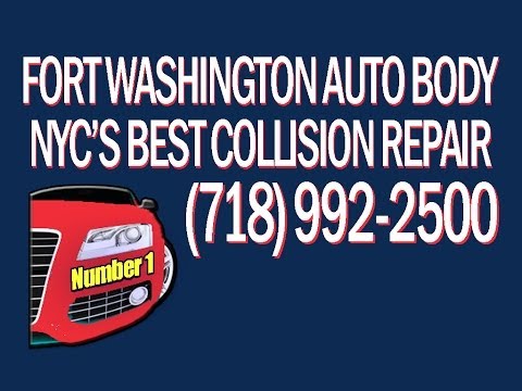 電話7189922500最高の自動車車体修理マンハッタンNYCはブロンクス衝突損傷のフォートワシントンです