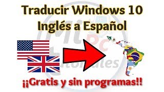 Tutorial como Cambiar el idioma a Windows 10 facil y rapido | Traducir Windows 10