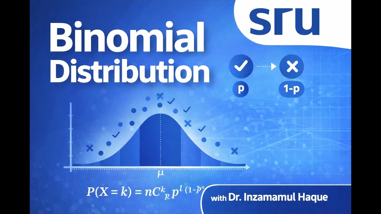 Lecture 3 | Binomial Distribution | Probability & Statistics - YouTube