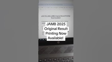 JAMB 2025 Original Result Printing Now Available!  #jamb #jamb2025 #dtwtutorials