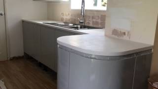 Minerva Worktops supplied by Homebase