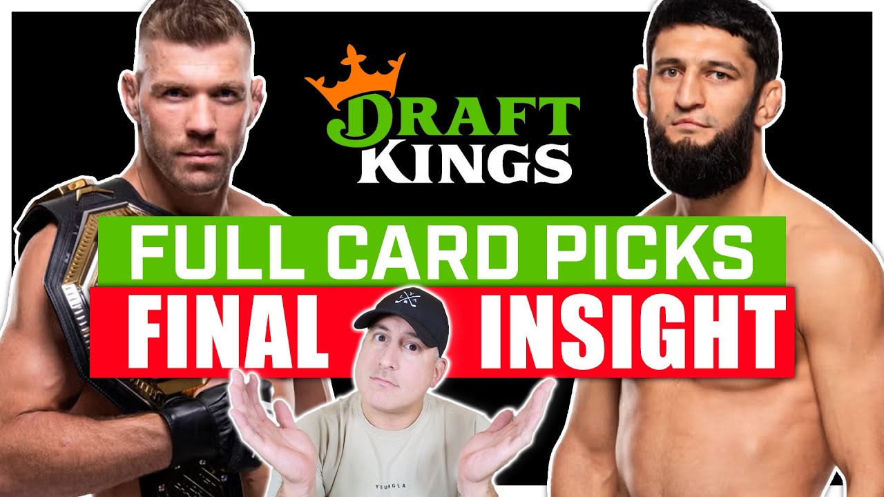 DRAFTKINGS: UFC 319: Du Plessis vs. Chimaev FULL CARD Predictions and Plays
