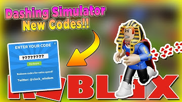 ALL NEW CODES DASHING SIMULATOR ROBLOX!