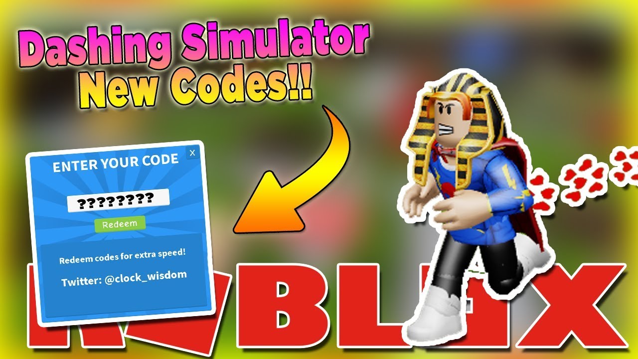 ALL NEW CODES DASHING SIMULATOR ROBLOX YouTube