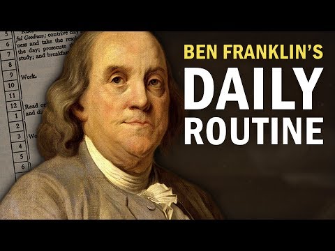 Videó: Ben Franklin kifejlesztett egy listát a 13 erényből, hogy életét élte