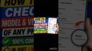 How to Check Phone Model & Android Version | Easy Method