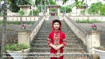 Học sinh trường tiểu học Vĩnh Quang - TP CAO BẰNG giới thiệu đền Vua Lê và thành Nà Lữ