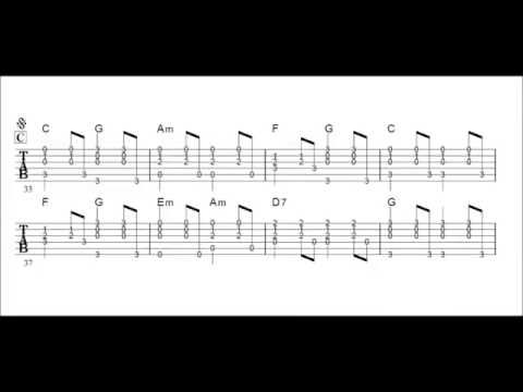 【TAB譜】空も飛べるはず スピッツ【アコギ/指弾き/簡単アレンジ】