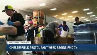 Chesterfield Restaurant Week returns Friday