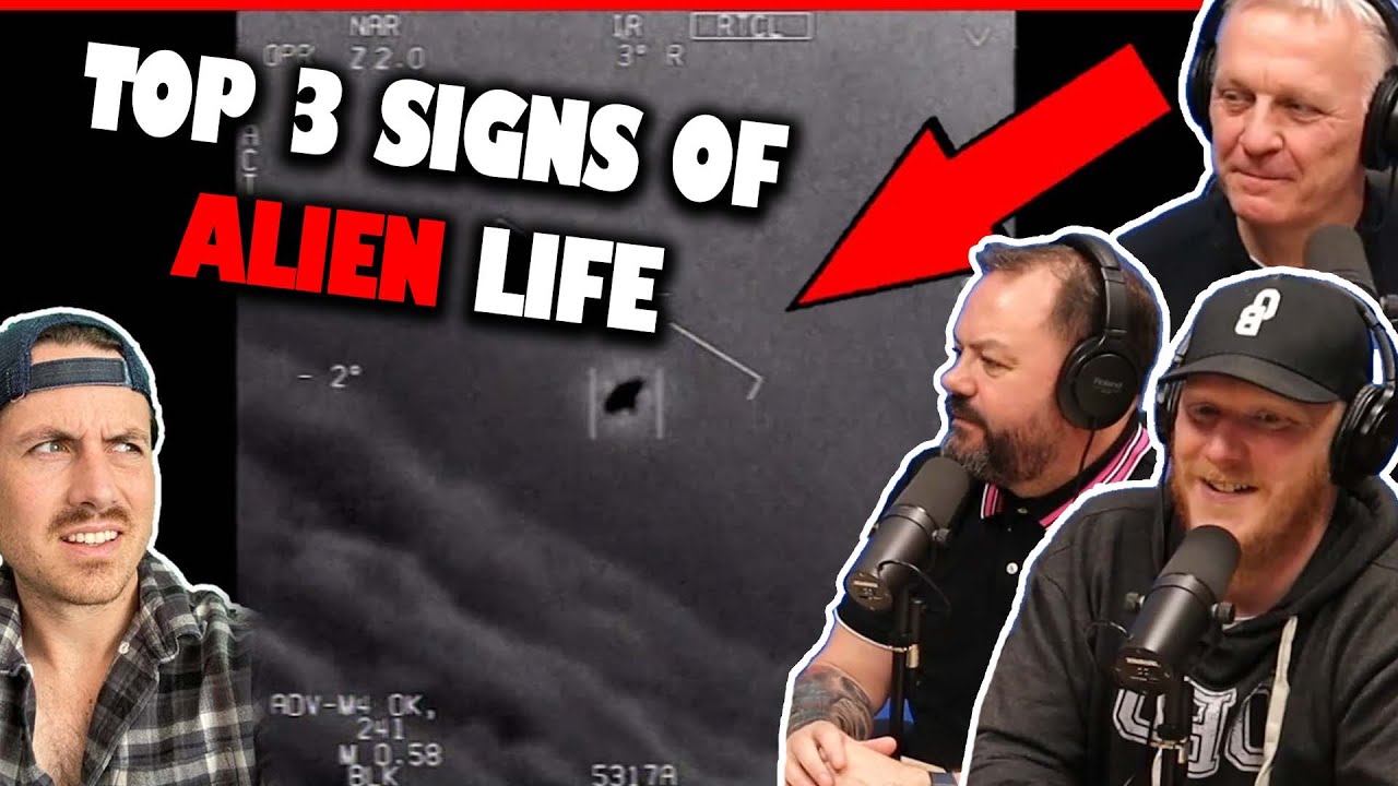 #MrBallen Top 3 signs of ALIEN life REACTION | OFFICE BLOKES REACT!!