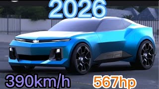 Evolution of Chevrolet Camaro (1966~2026) #hp #topspeed #chevrolet #camaro