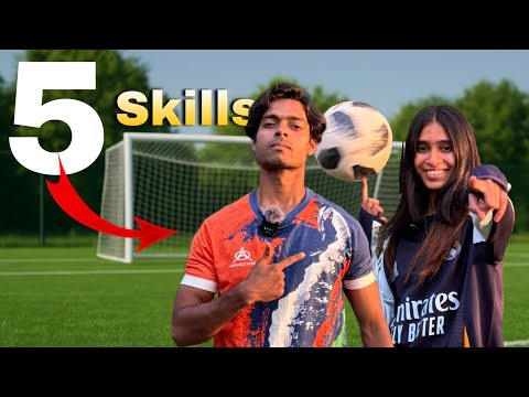 5 Best Football Skills Tutorials 😍 || Man vs Woman || Full Video