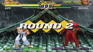 Capcom vs SNK 2 - Rugal Boss Fight (PS5)