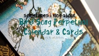 sometimes i vlog about Bird Song perpetual calendar and cards screenshot 1