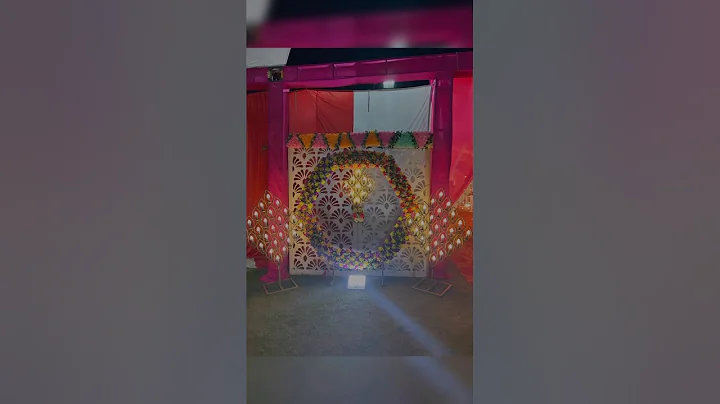 Transforming Spaces:Stunning Wedding Decor Inspirations!✨🌸 #shorts #viral #trending #BhandhanMoments