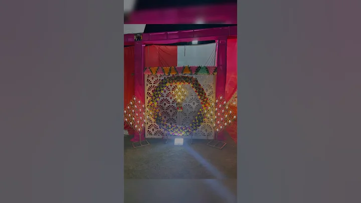 Transforming Spaces:Stunning Wedding Decor Inspirations!✨🌸 #shorts #viral #trending #BhandhanMoments