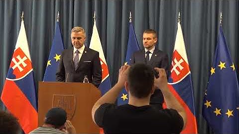 TK - premiéra P. Pellegriniho a  a prezidenta Policajného zboru SR Tibora Gašpara - 17.04.2018