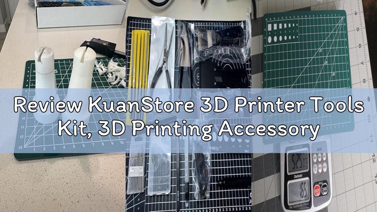 Review KuanStore 3D Printer Tools Kit, 3D Printing Accessory with 55Pcs Includes Deburring Tool, Cal