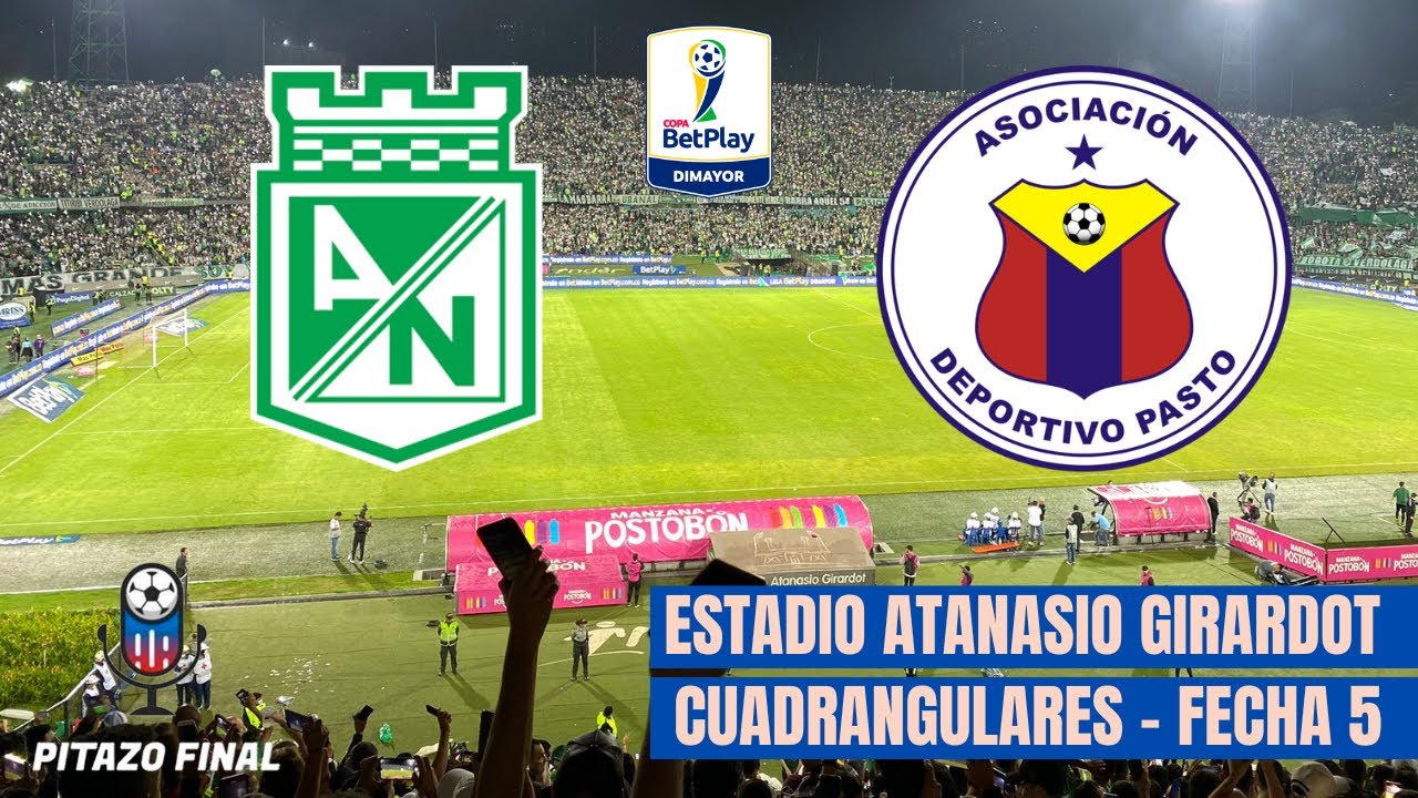 NACIONAL VS PASTO En Vivo Hoy 🔴 Liga Betplay 2024 ll Cuadrangulares ...