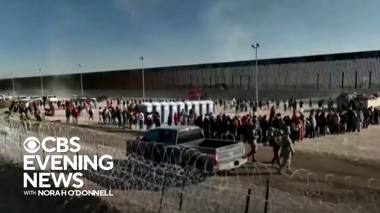 Border crossings remain down after expiration of Title 42 - YouTube