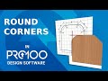 Making round corners in pro 100 Software