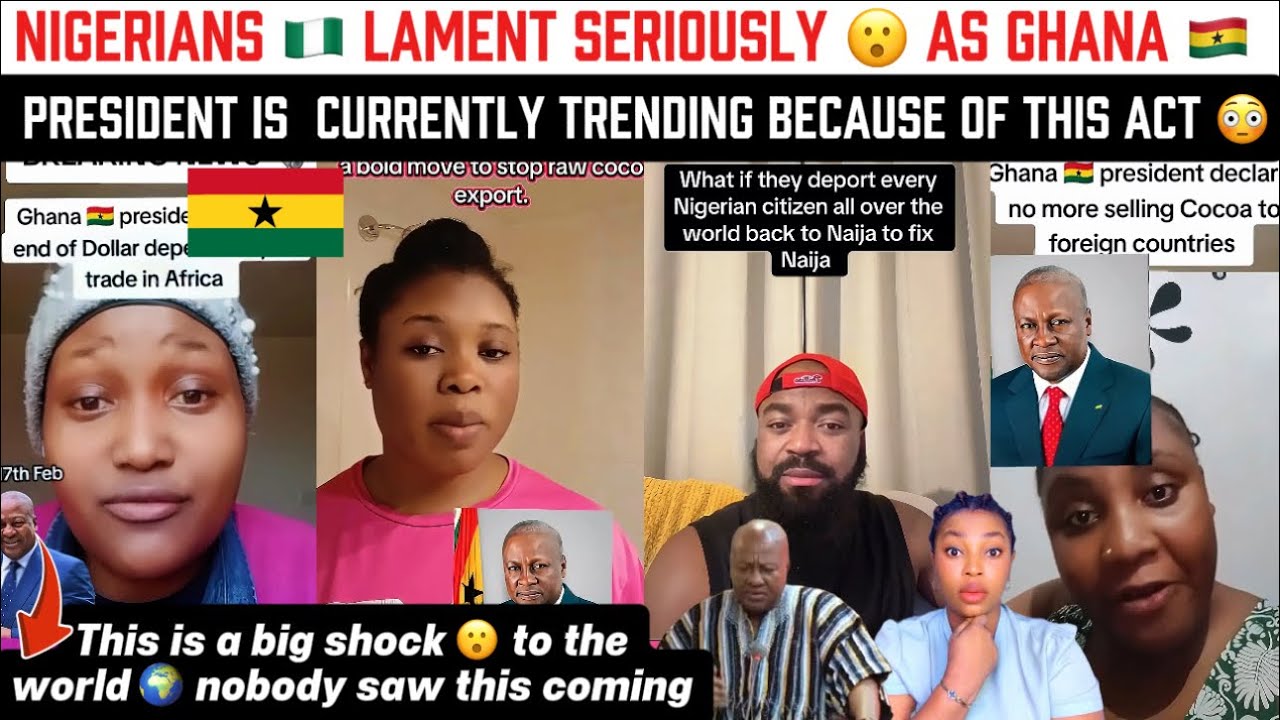 🔥 Nigerians 🇳🇬Lament Seriously 😒 As Ghana president is currently trending Because of this act 🇬🇭🇳🇬