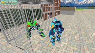 Grand Flying Drone Robot Car Transform : Robot War _ android gameplay screenshot 1