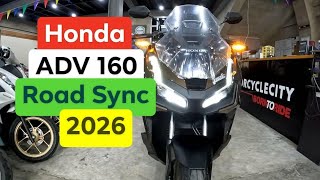 2026 Honda ADV 160 Road Sync SRP 176,000 - Full Demo Review Specs - Kirby Motovlog