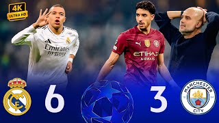 💥 Real Madrid destroy Man City 6-3! Royal comeback seals Round of 16 Champions League spot! ⚽🔥